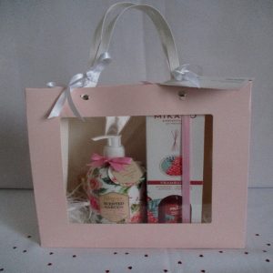 sac cadeaux senteur rose